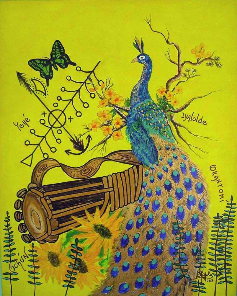 HOMENAJE A OCHUN - PINTURAS CUBANS