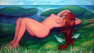 Jorge Luis Vega - Artista cubano - mujer desnuda